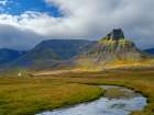Iceland. Keldudalur and Gjalpardalur in Dyrafjordur during autumn. Art Print
